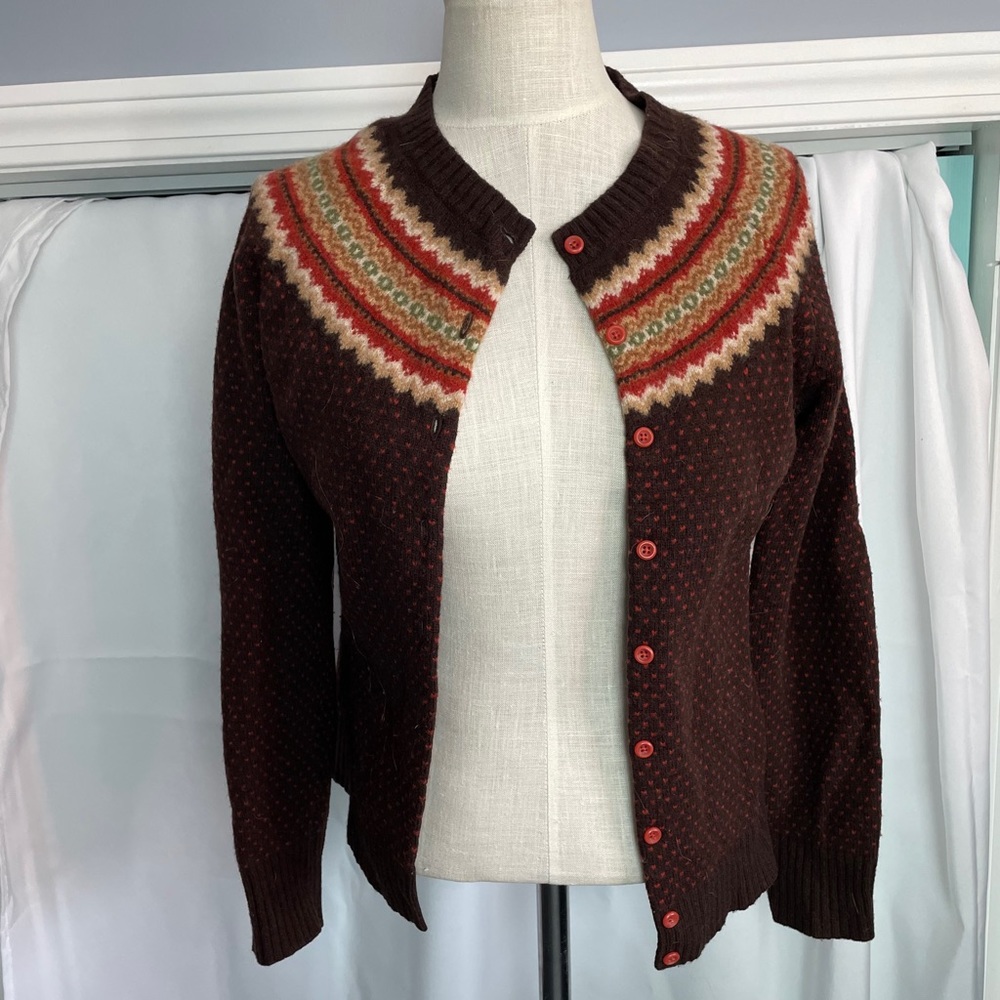 Eagles Eye 100% Lambswool Cardigan L